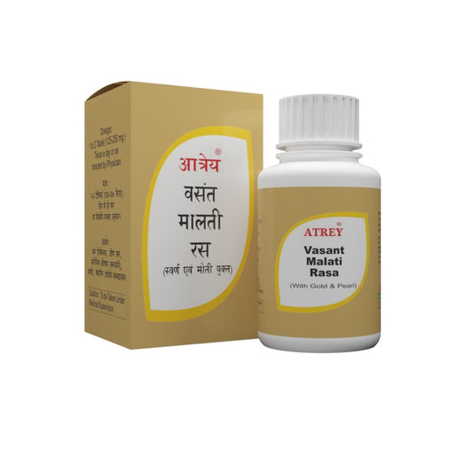 Atrey Ayurvedic Suvarna Vasant Malti Ras Gold Tablets