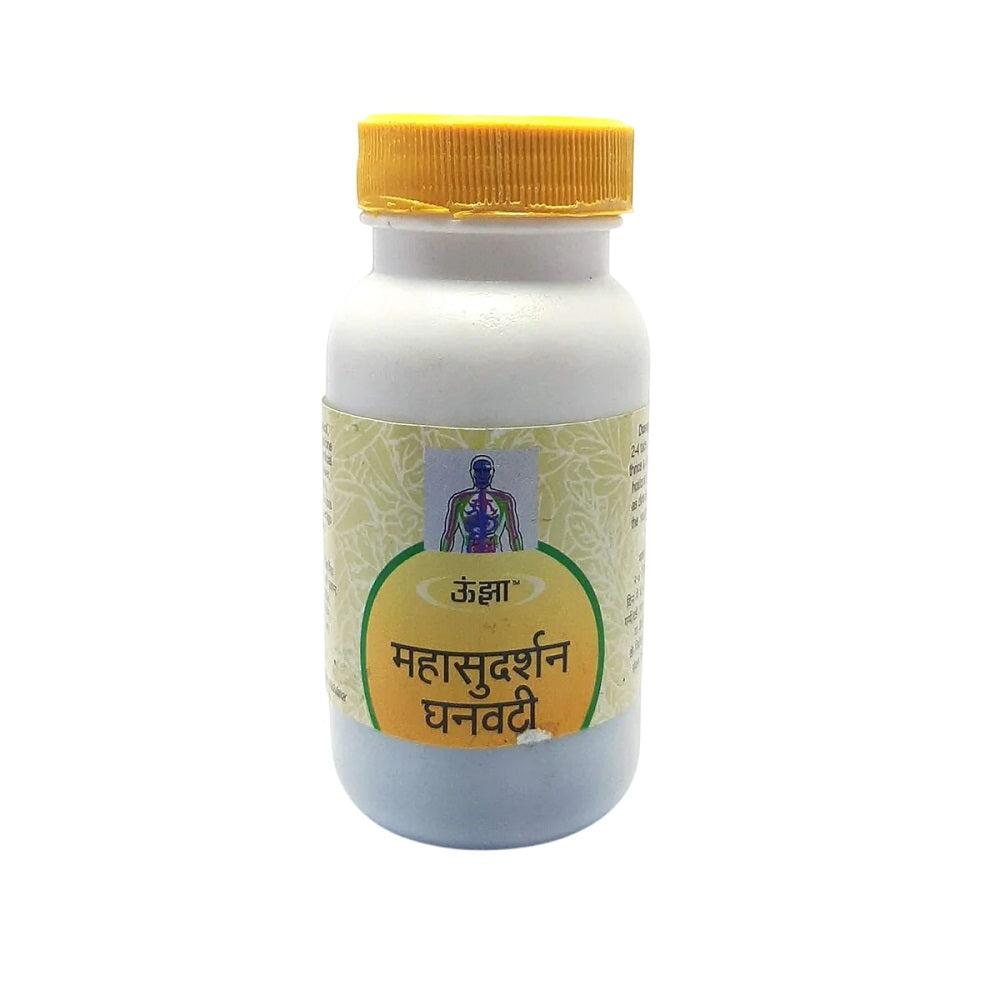 Unjha Ayurvedic Mahasudarshan Ghanvati Tablets