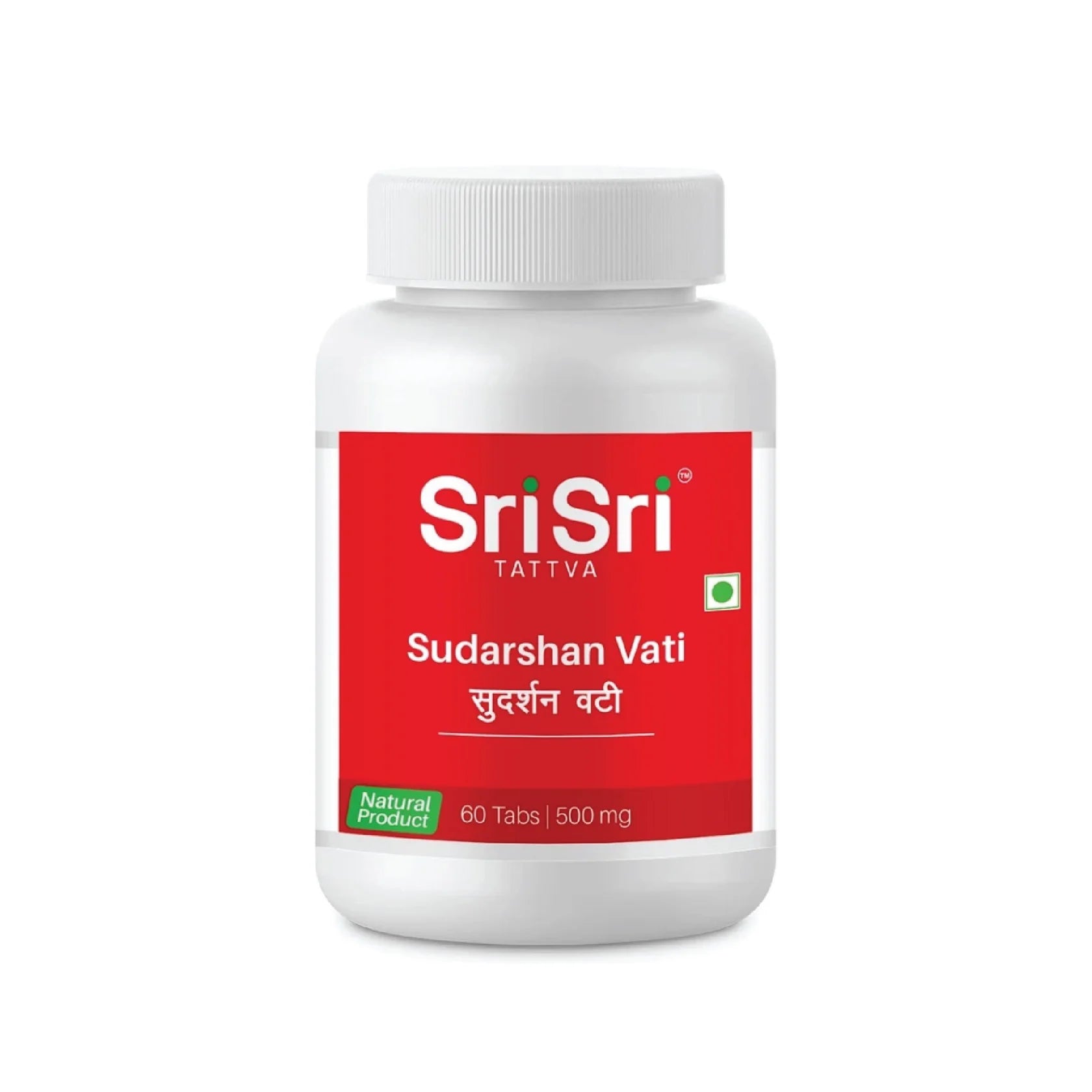 Sri Sri Tattva Ayurvedic Sudarshan Vati 500mg Tablets