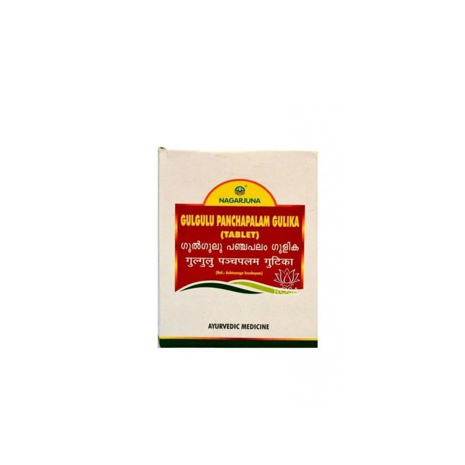 Nagarjuna Ayurveda Gulgulu Panchapalam Gulika 100 Tablets