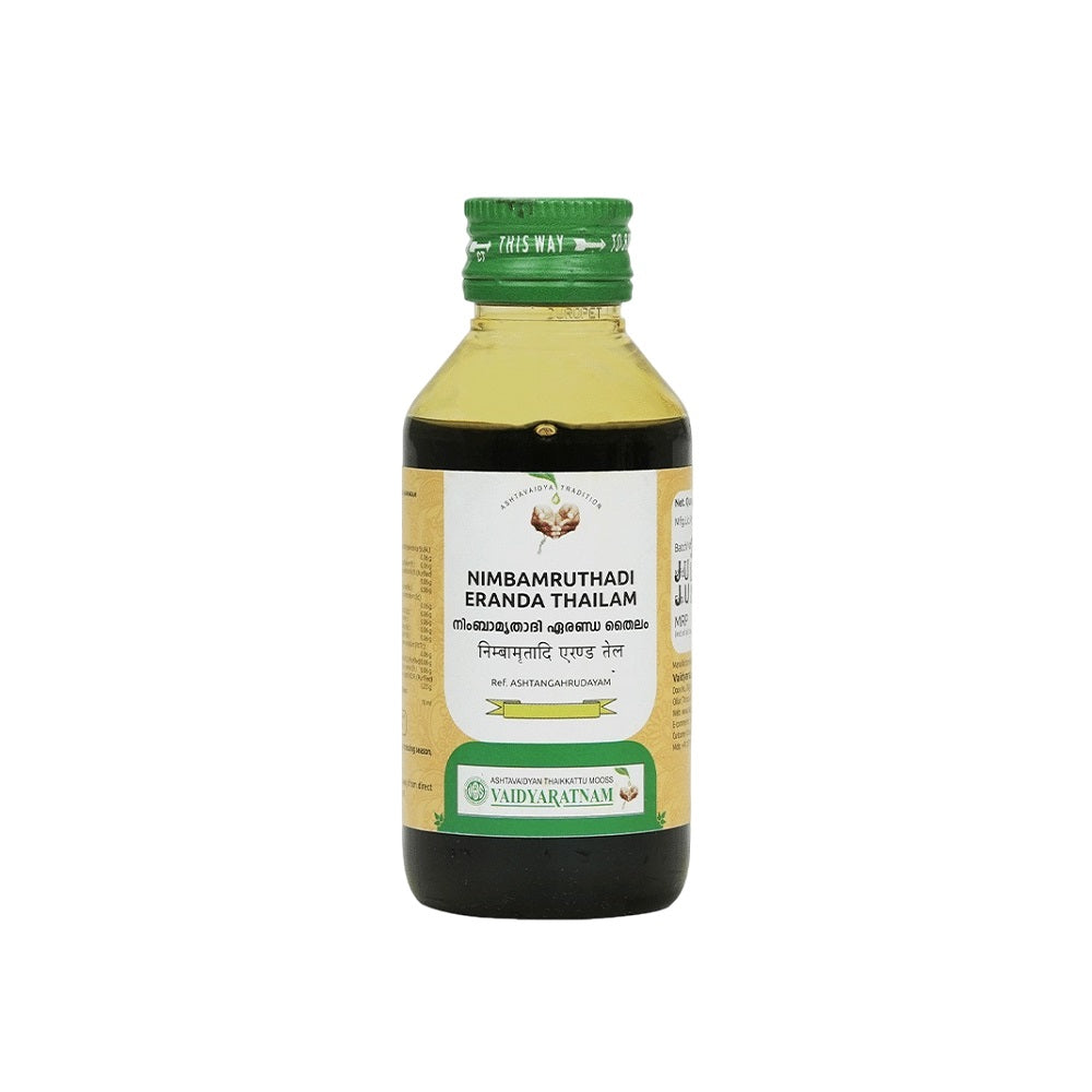 Vaidyaratnam Nimbamrithadi Eranda Thailam Oil 100Ml