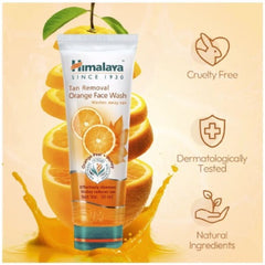 Himalaya Herbal Ayurvedic Personal Care Tan Removal Orange reinigt effektiv und reduziert sichtbar die Bräune, Gesichtswaschmittel (flüssig)