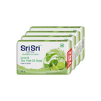 Sri Sri Tattva Lime & Tea Tree Oil Soap (3 + 1 Combo Pack) 75gm