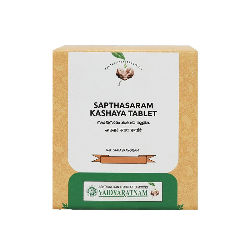 Vaidyaratnam Sapthasaram Kashaya 100 Tablet