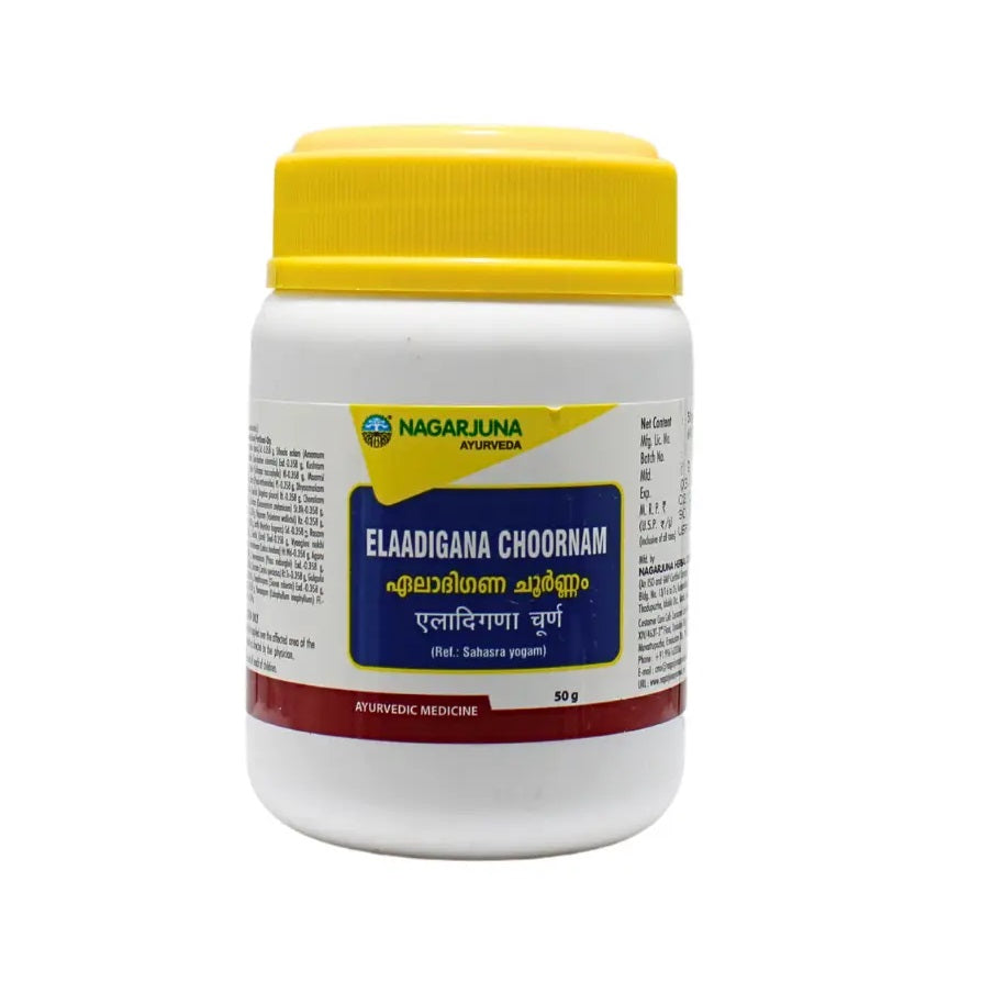Nagarjuna Ayurvedic Ealaadi Gana Choornam Powder 50g