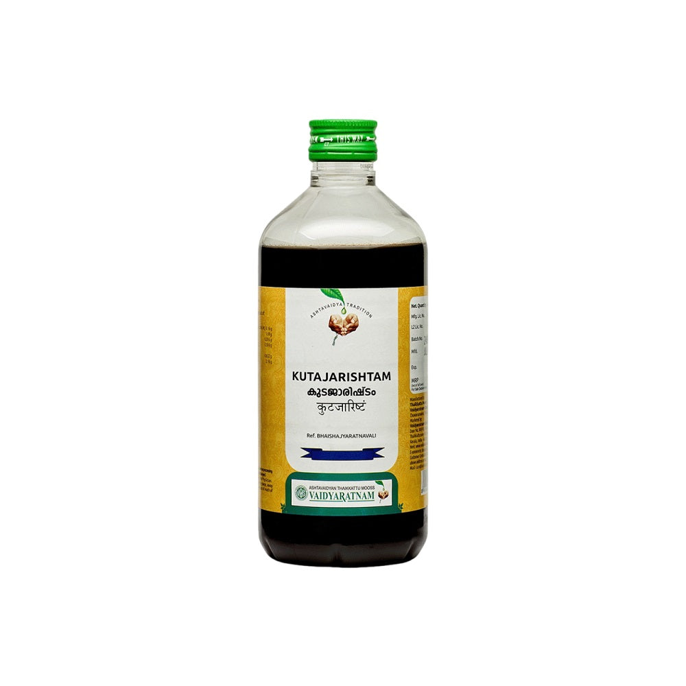 Vaidyaratnam Ayurvedic Kutajarishtam Liquid 450ml