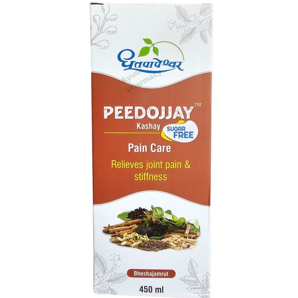 Dhootapapeshwar Ayurvedic Peedojjay & Peedojjay Sugar Free Pain Care Kashay Liquid 450ml