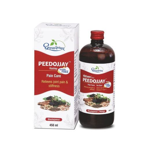 Dhootapapeshwar Ayurvedic Peedojjay & Peedojjay Sugar Free Pain Care Kashay Liquid 450ml