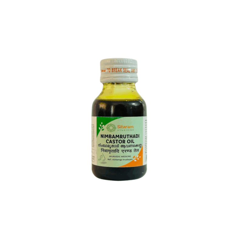 Sitaram AAyurvedic Nimbamruthadi Castor Oil 50ml
