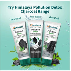Himalaya Herbal Ayurvedic Personal Care Pollution Detox Kohle absorbiert überschüssiges Öl klärt die Haut Gesichtspackung