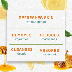 Himalaya Herbal Ayurvedisches Körperpflegeöl Clear Lemon, schäumend, entfernt überschüssiges Öl, Gesichtswaschmittel, 150 ml