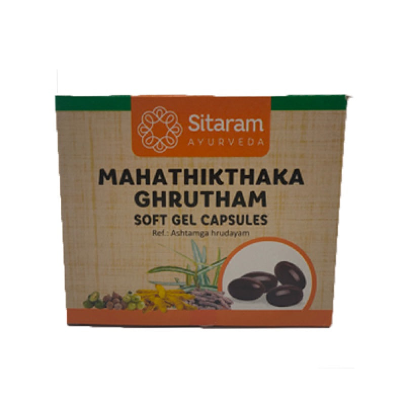 Sitaram Ayurvedic Mahathikthakam Soft Gel 100 Capsules