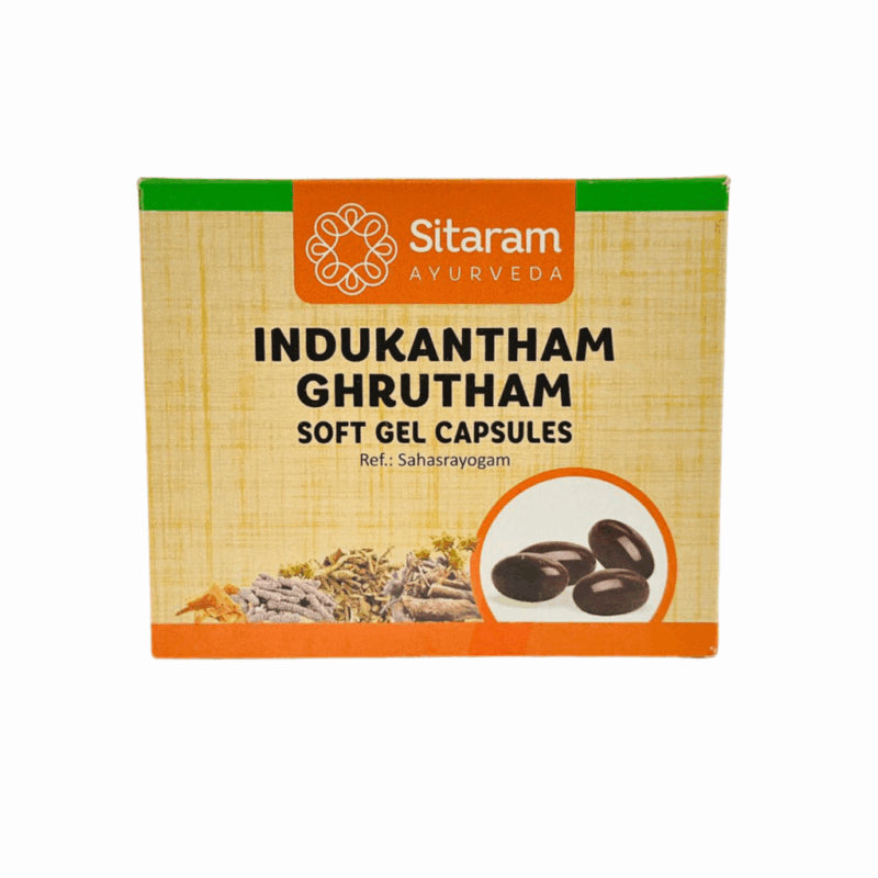 Sitaram Ayurvedic Indukantham Soft Gel 100 Capsules