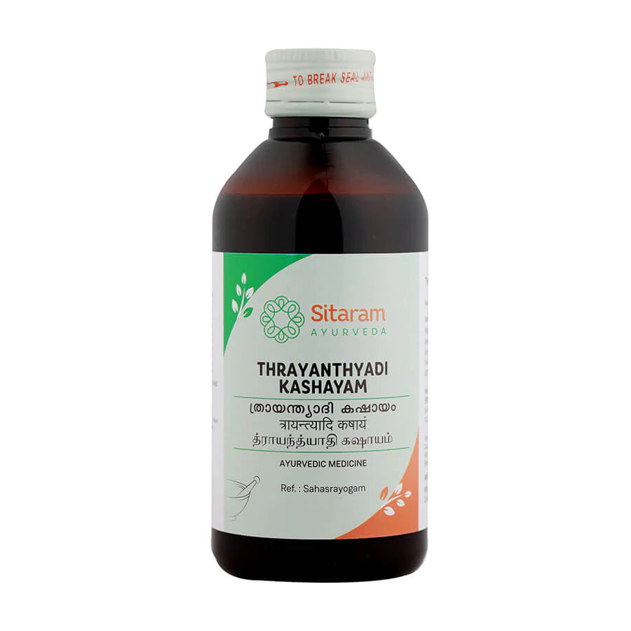 Sitaram Ayurvedic Thrayanthyadi Kashayam Liquid 200ml