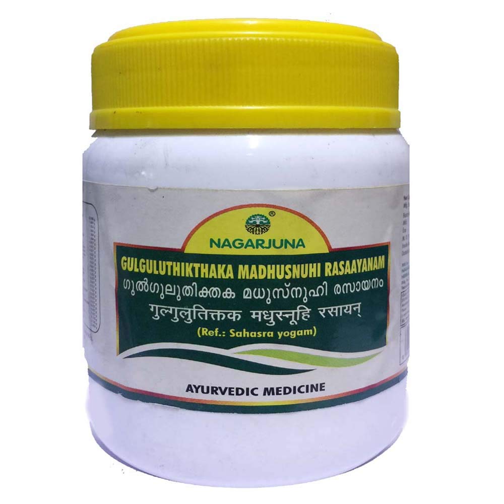 Nagarjuna Ayurvedic Gulguluthikthaka Madhusnuhi Rasaayanam Paste 300Gm