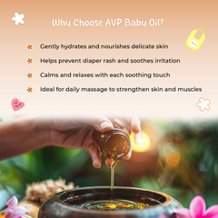 AVP Ayurvedic Baby Oil 100ml