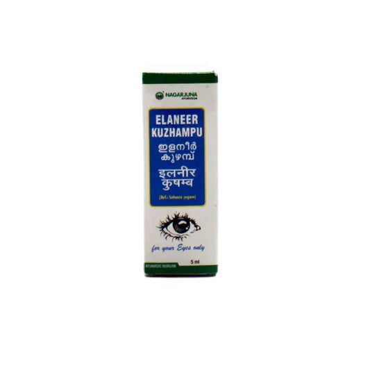 5 X Nagarjuna Ayurvedic Elaneer Kuzhampu Eye Drops 5ml