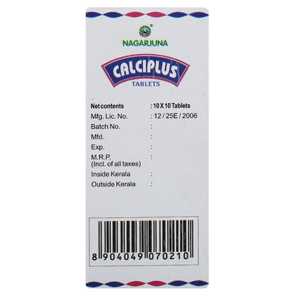 Nagarjuna Ayurvedic Calciplus 100 Tablets