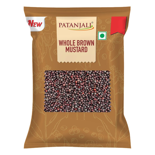 Patanjali Whole Brown Mustard (Rai) 4 X 22g