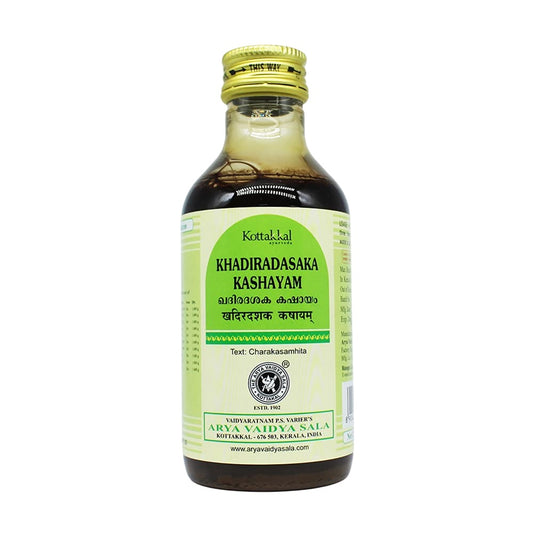 Kottakkal Ayurvedic Khadiradasaka kashayam Liquid 200ml