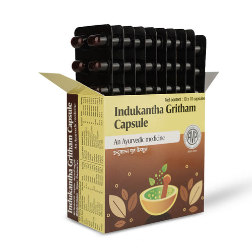 AVP Ayurvedic Indukantha Gritham Capsules – 10 Capsules