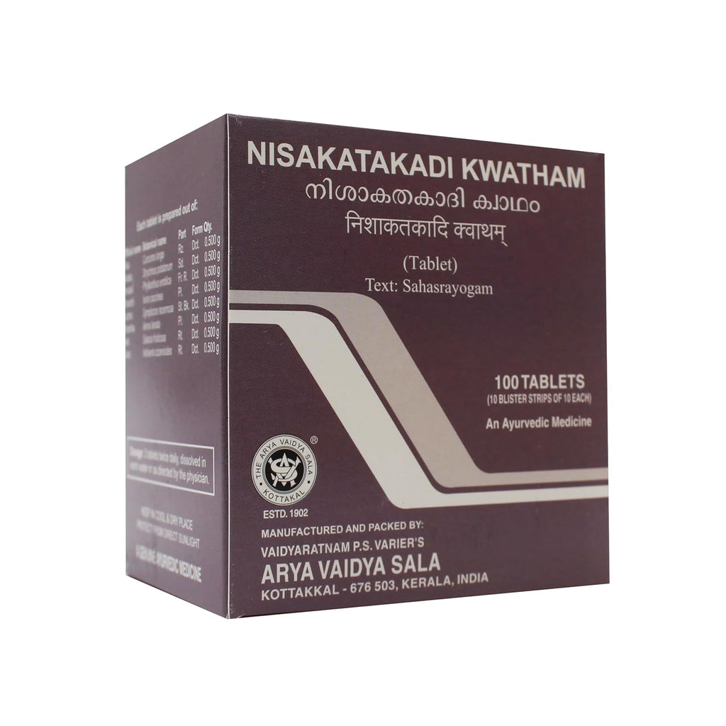 Kottakkal Ayurvedic Nisakatakadi Kwatham 100 Tablets