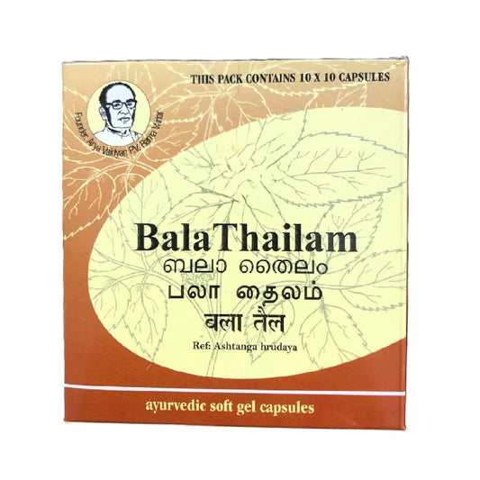 AVP Ayurvedic Bala Thailam Gel Capsules