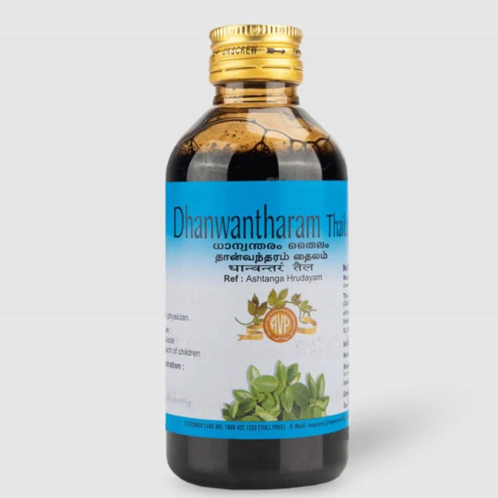 AVP Ayurvedic Dhanwantharam Thailam Oil 100ml,200ml & 450ml