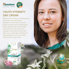 Himalaya Herbal Ayurvedic Personal Care Youth Eternity Für jugendliche Ausstrahlung, Tagescreme für jeden Tag, 50 ml