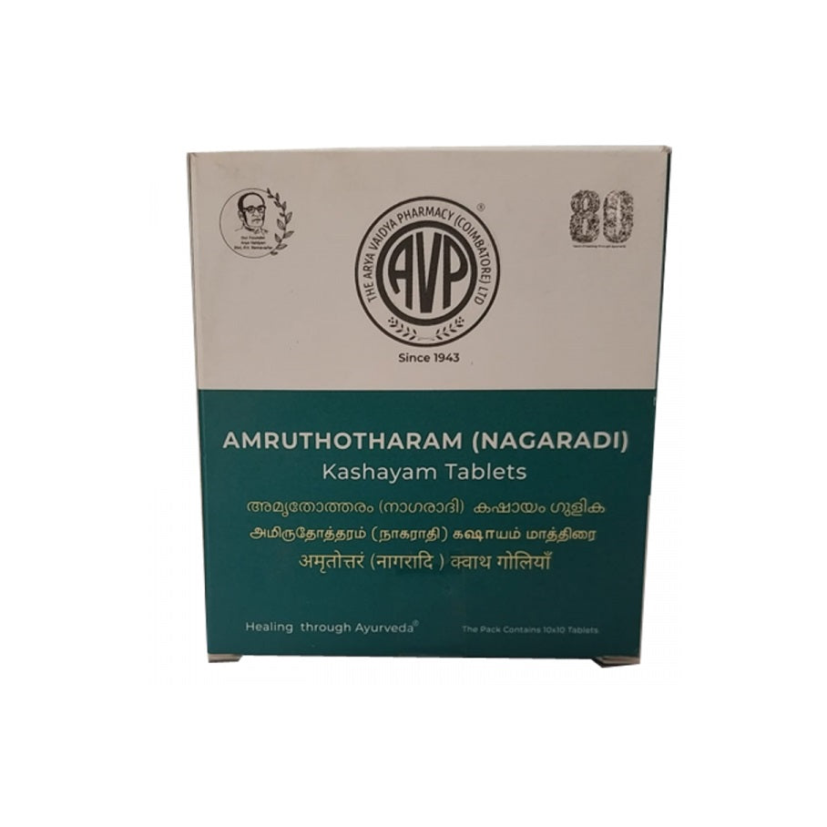 AVP Ayurvedic Amruthotharam (Nagaradi) Kashayam Tablets