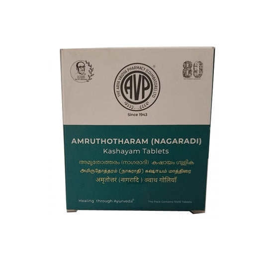 AVP Ayurvedic Amruthotharam (Nagaradi) Kashayam Tablets