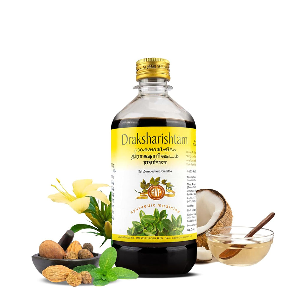 AVP Ayurvedic Draksharishtam Liquid 450ml