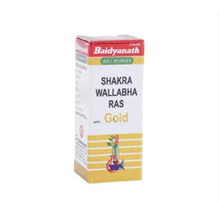 Baidyanath Ayurvedic (Jhansi) Shakrawallabha Ras with Gold Powder