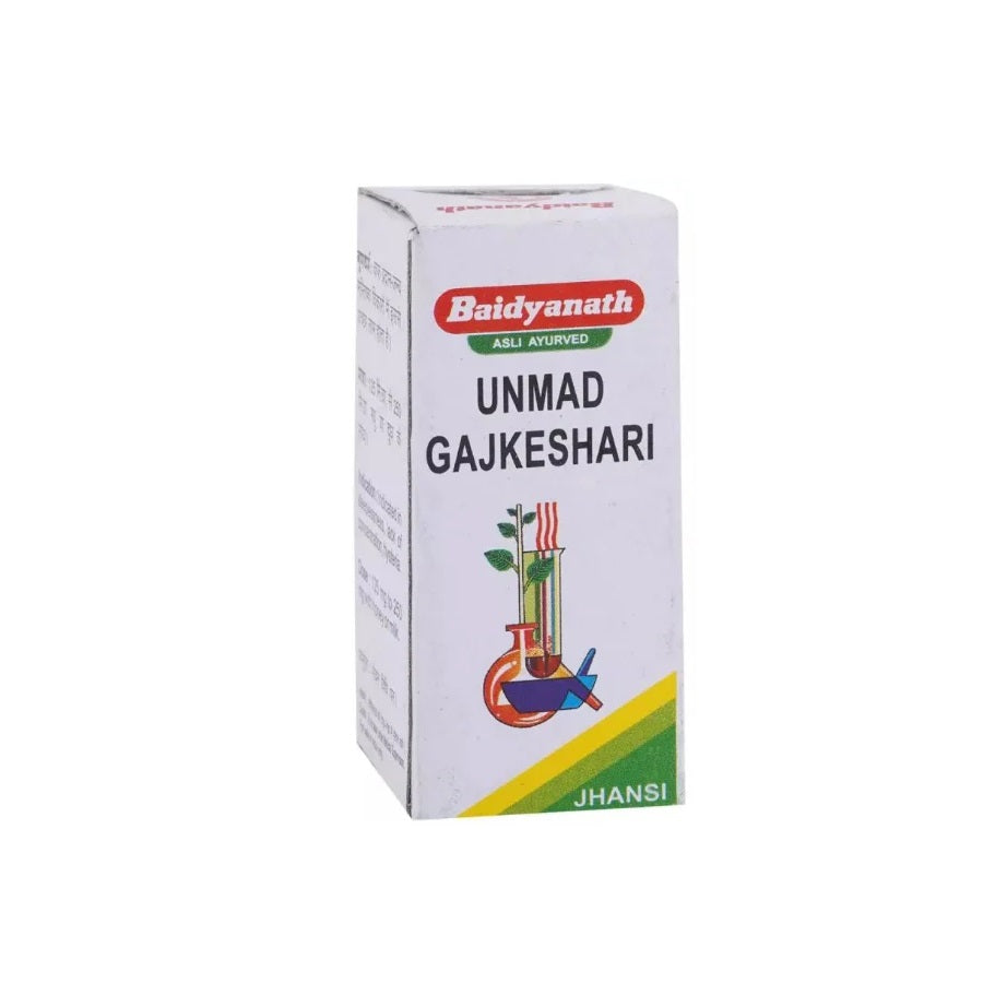 Baidyanath Ayurvedic Unmad GajKeshari Ras Bhasma Powder 5g