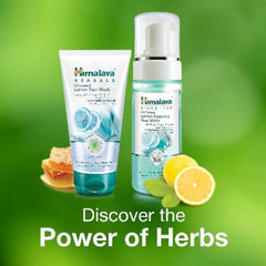 Himalaya Herbal Ayurvedic Personal Care Oil Clear Lemon Foaming Removes Excess Oil Face Wash 150 ml