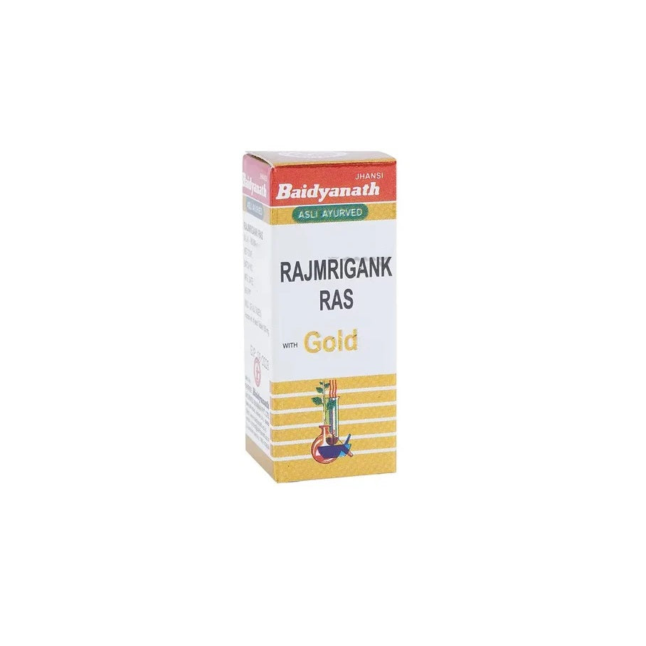 Baidyanath Ayurvedic (Jhansi) Rajmrigank Ras with Gold Tablet