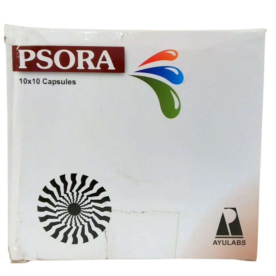 AyuLabs Ayurvedic Psora 100 Capsule,Oil & Ointment