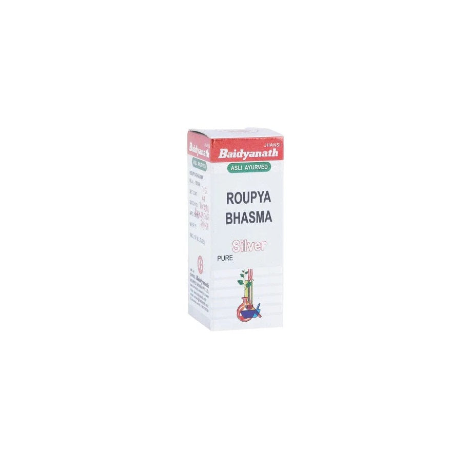 Baidyanath Ayurvedic (Jhansi) Roupya Bhasma Pure Silver Powder