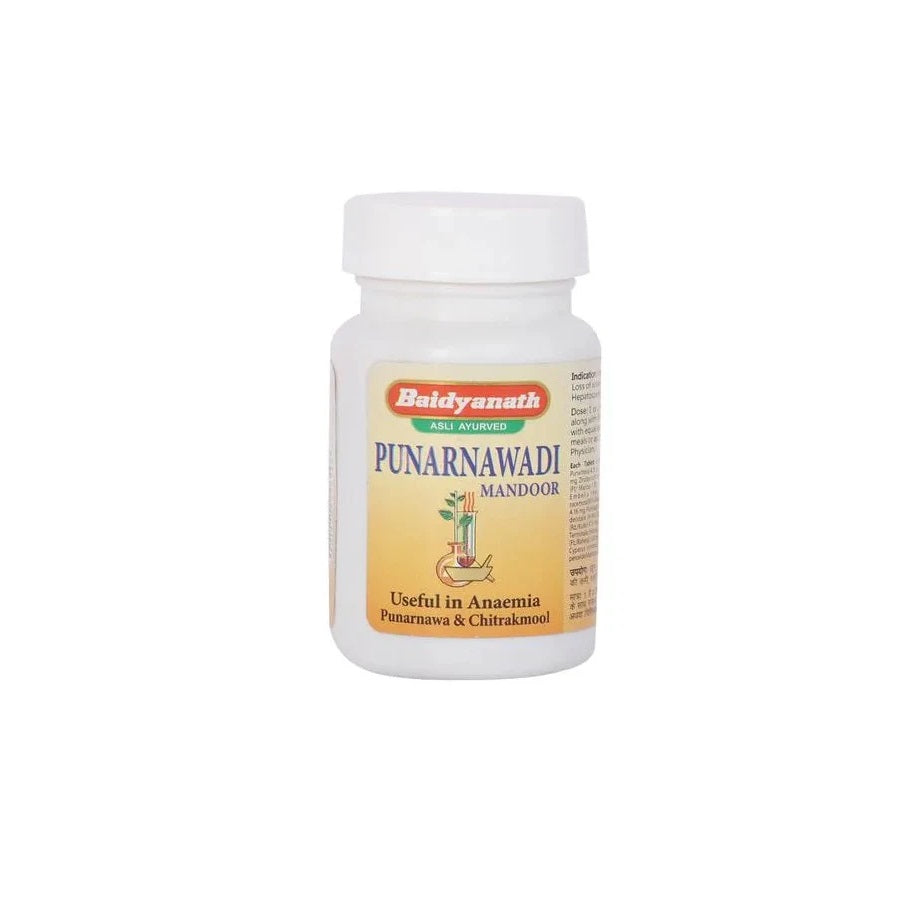 Baidyanath Ayurvedic Punarnawadi Mandoor Tablets