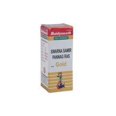 Baidyanath Ayurvedic Swarn Sameerpannag Ras Bhasma Powder 1gm