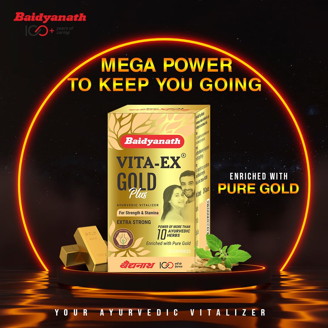 Baidyanath Ayurvedic Vita Ex Gold Plus Capsules