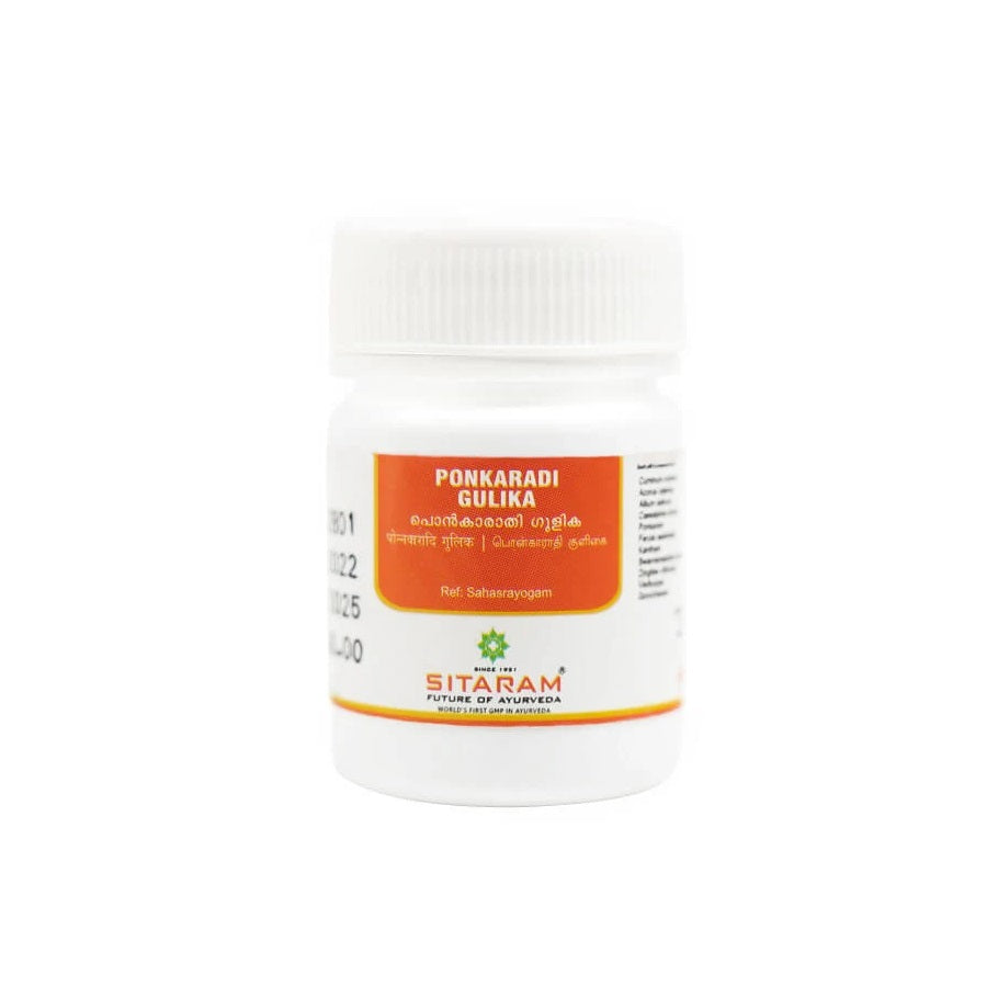Sitaram Ayurvedic ponkaradi gulika 100 Tablets