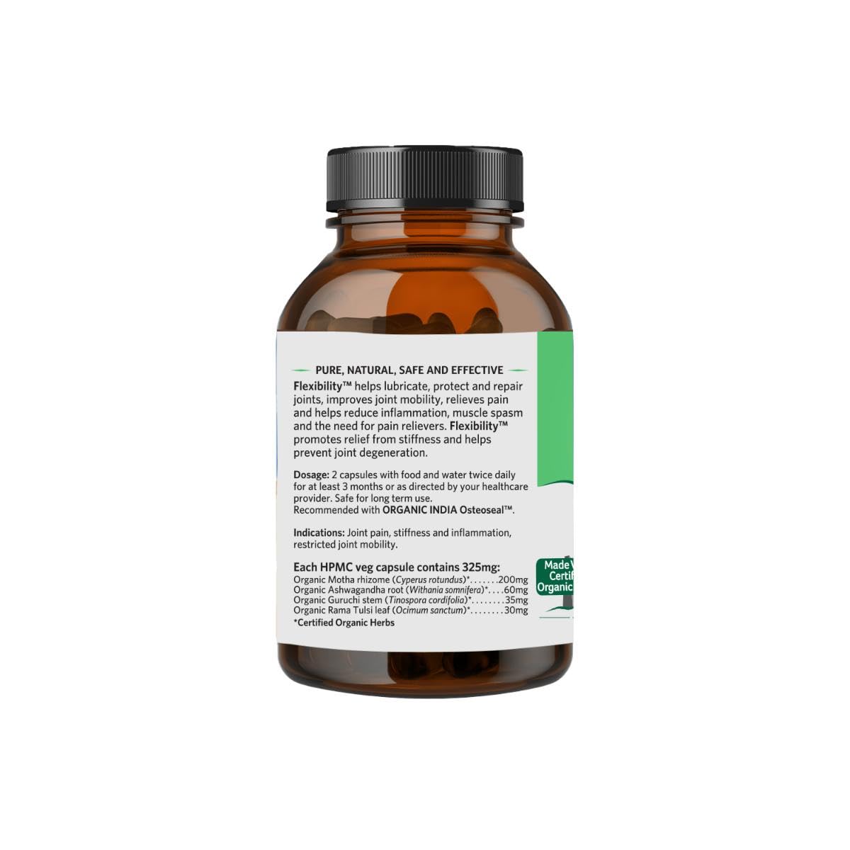 Organic India Ayurvedic Flexibility Capsules