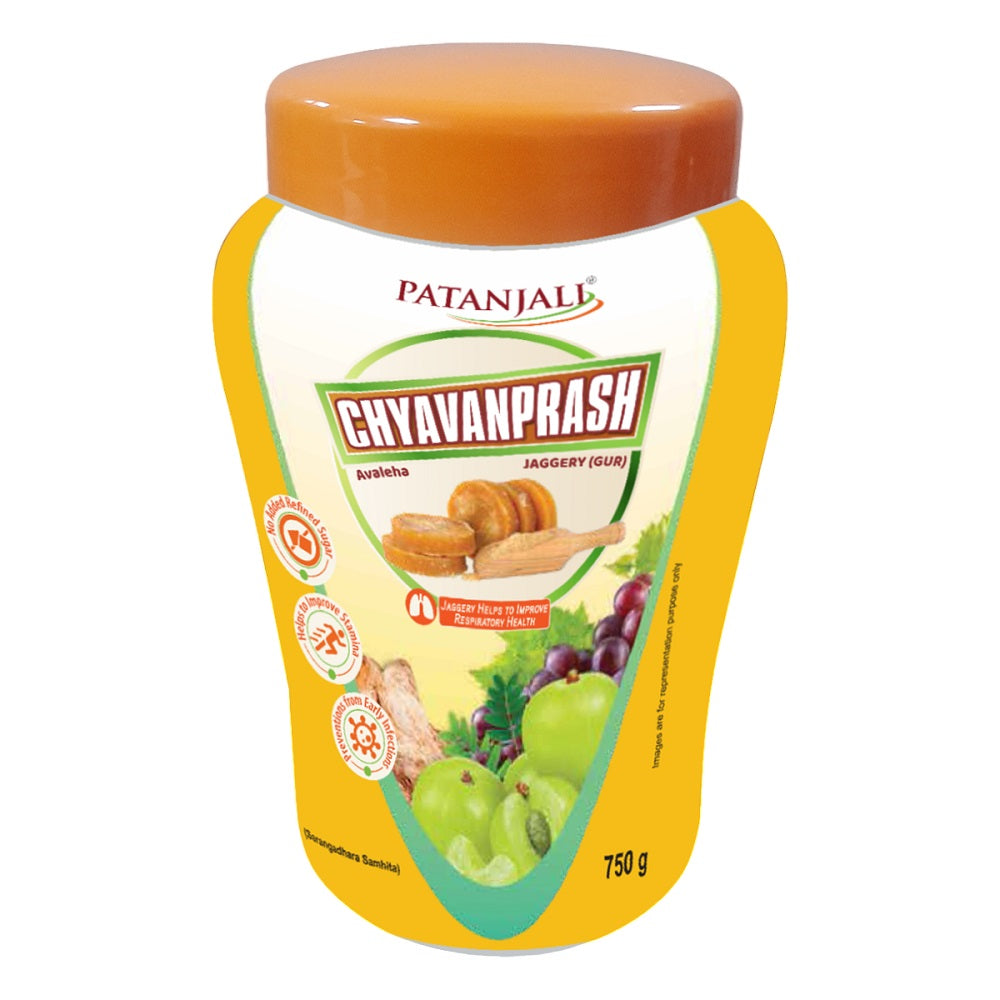 Patanjali Jaggery (Gur) Chyavanprash 750g