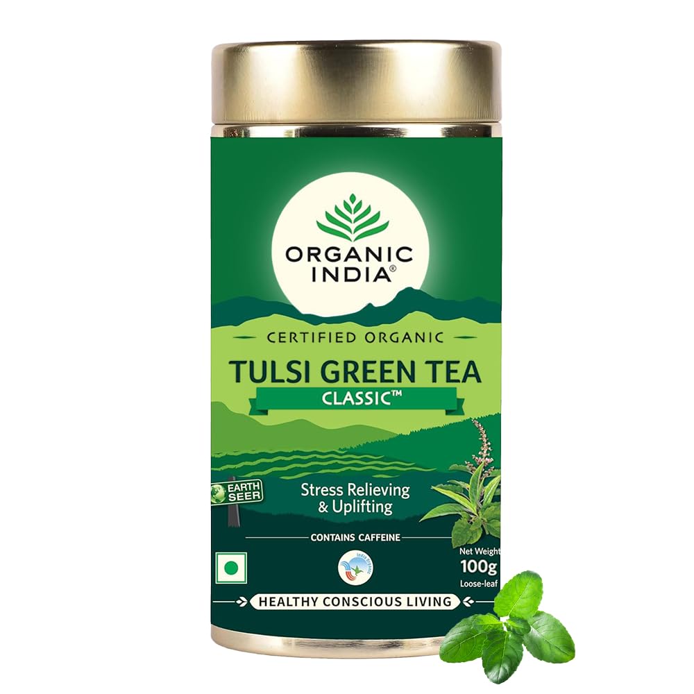 Organic India Tulsi Green Tea Classic