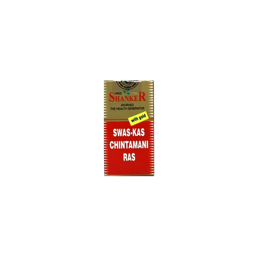 Shree Shanker Ayurvedic Shwas Kas Chintamani Ras Ayurvedic Tablets