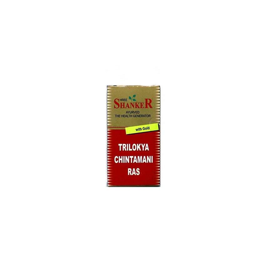 Shree Shanker Ayurvedic Trilokya Chintamani Ras Suvarnayukta Ayurvedic Tablets