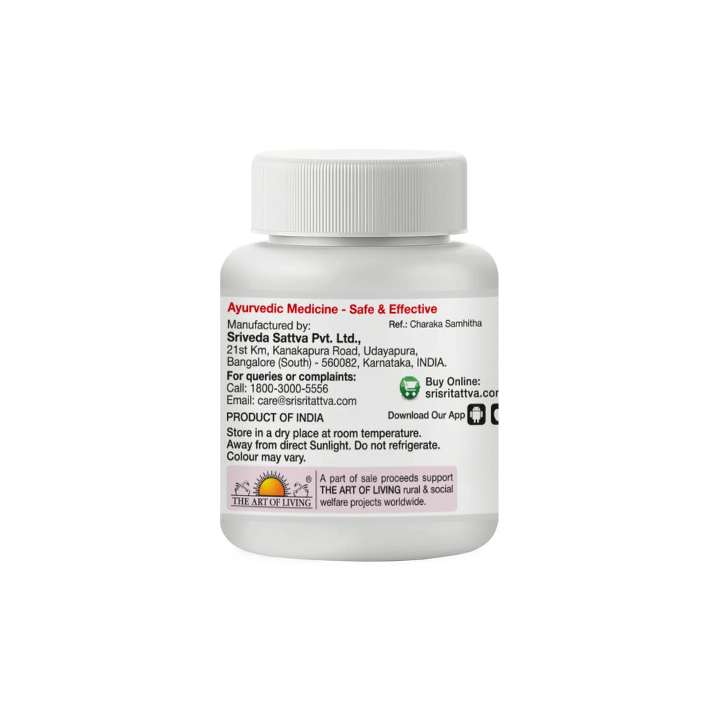 Sri Sri Tattva Ayurvedic Kamadudha Rasa 250mg Tablet