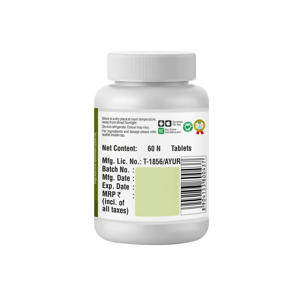 Sri Sri Tattva Ayurvedic Brahmi 500Mg 60 Tablet