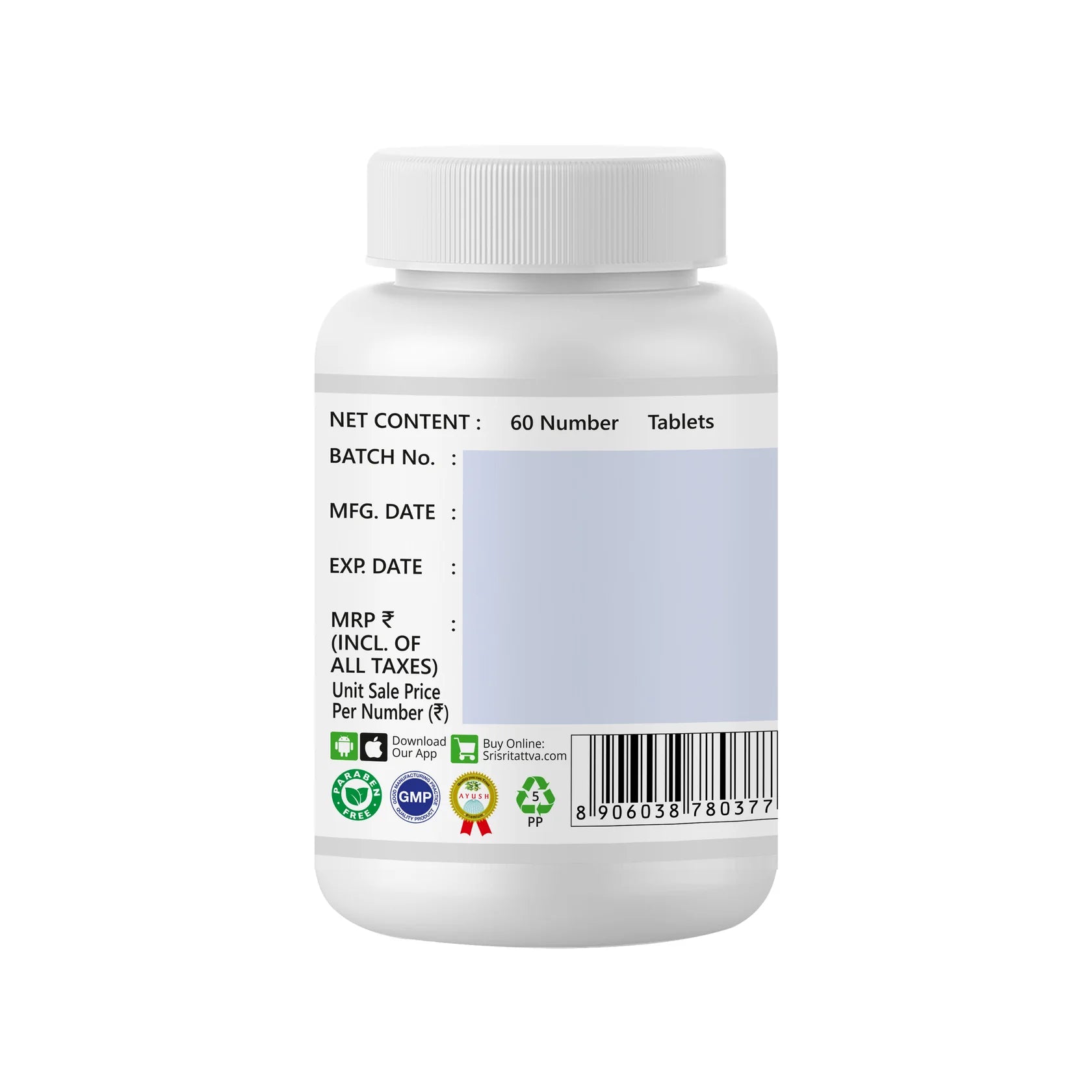Sri Sri Tattva Ayurvedic Narayana Kalpa 500mg Tablets